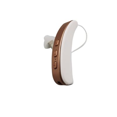 Dispositivo auxiliar para surdos de balcão com supressão de eco e cancelamento de ruído