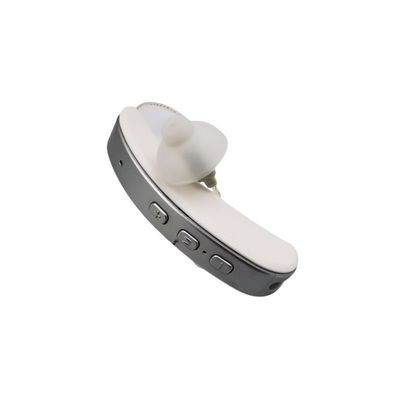 Dispositivo de assistência para surdos BTE com supressão de eco para perda leve de audição