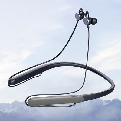 4 programas 80 horas duração da bateria Neckband Auxílio auditivo com conectividade Bluetooth