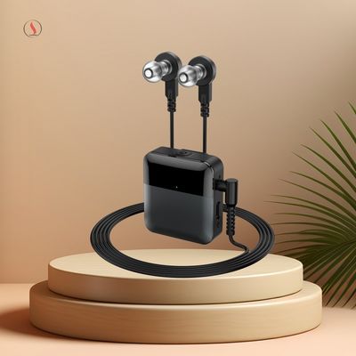 Anulação automática de ruído Auxílios auditivos digitais 7 níveis de volume ajustável para perda de audição