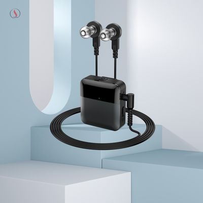 Amplificador de perda auditiva de estilo de clipe traseiro para perda auditiva moderada a servidor