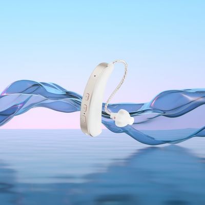 Bateria de lítio recarregável e aparelhos auditivos digitais de volume ajustável de 9 níveis com chip digital SOC