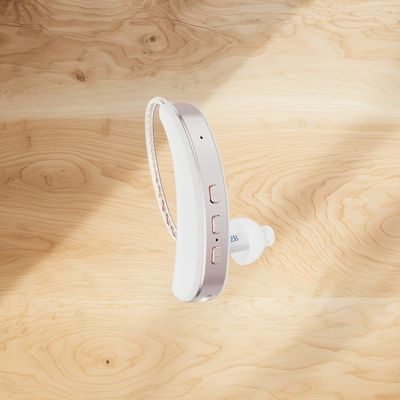 Alto ganho 32dB Atrás da orelha Perda auditiva Dispositivo médico com cancelamento de ruído