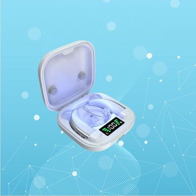 Desinfecção ultravioleta por trás da orelha Auxílios auditivos digitais invisíveis com cancelamento de ruído