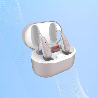 Aparelho auditivo OTC BTE com chip digital de 8 canais para perda auditiva severa