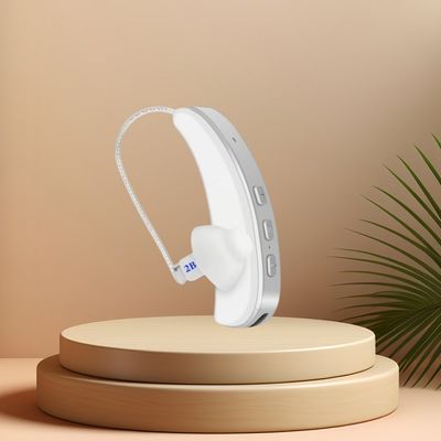 Aparelho Auditivo OTC por Condução Aérea com Cancelamento de Ruído Automático de 200Hz e Amplificador Digital Bluetooth