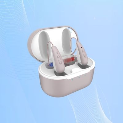 Auxílio auditivo BTE OTC com chip digital de 16 canais para perda auditiva grave