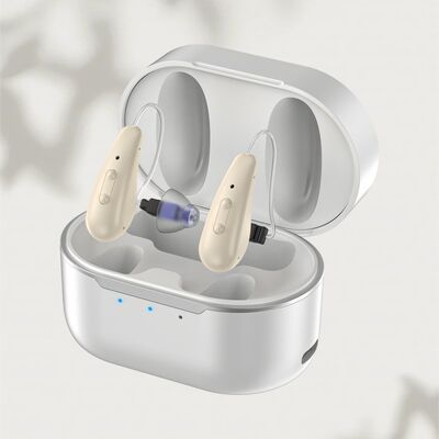 Amplificador Auditivo Portátil com Controle de Volume Ajustável e Áudio para Melhor Capacidade Auditiva